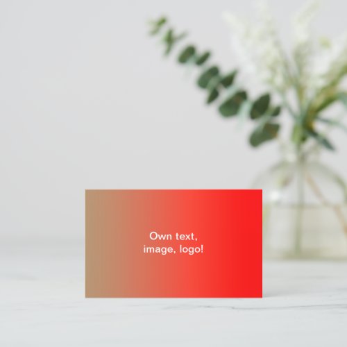 Oceania Business Cards Gold tone_Red