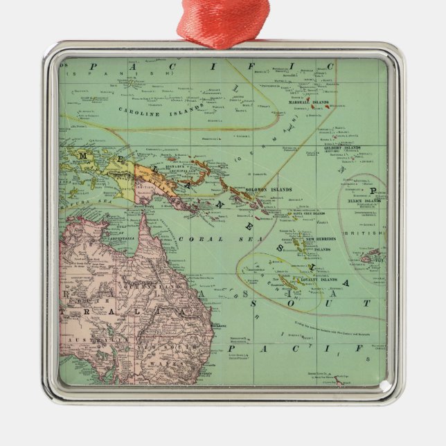 Oceania, Malaysia Metal Ornament (Front)