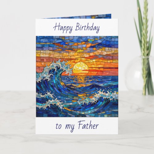 Oceanic Coastal Ocean Waves Father's Birthday