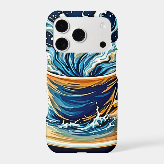 Oceanic Coffee Splash Iphone Case (Back)