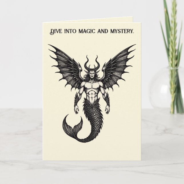 Oceanic Crocell Demon Illustration Card (Front)