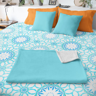 Oceanic Dreams Aquatic Starburst Duvet Cover