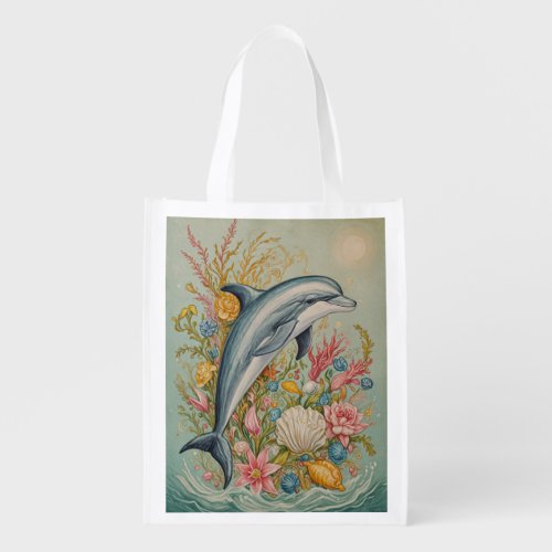 Oceanic Embrace Grocery Bag