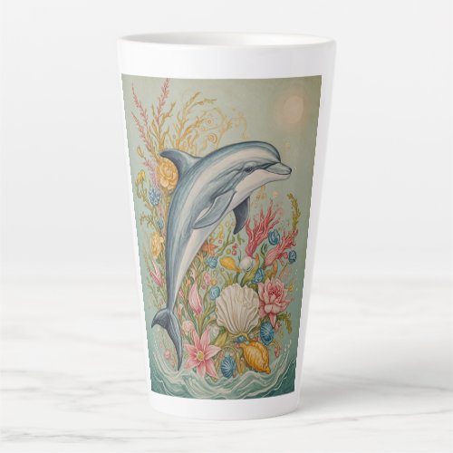 Oceanic Embrace Latte Mug