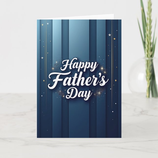 Oceanic Fathers Day Script Card (Front)