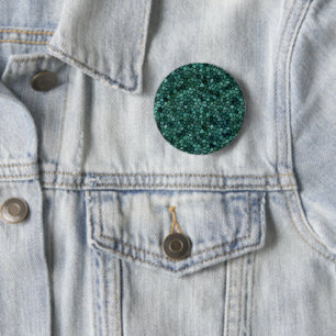 Oceanic Mosaic Crust Texture Abstract Pattern Button
