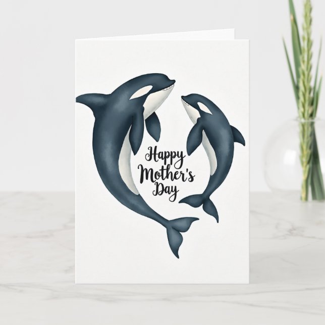 Oceanic Mothers Day Heart Card (Front)