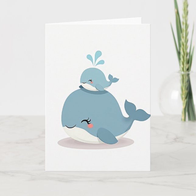 Oceanic Mothers Embrace Card (Front)