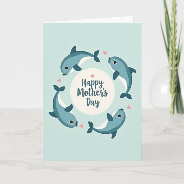 Oceanic Sweet Mothers Day Card (Front)