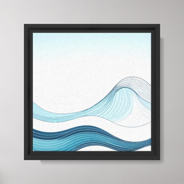 Oceanic Symphony Canvas Print (Front)