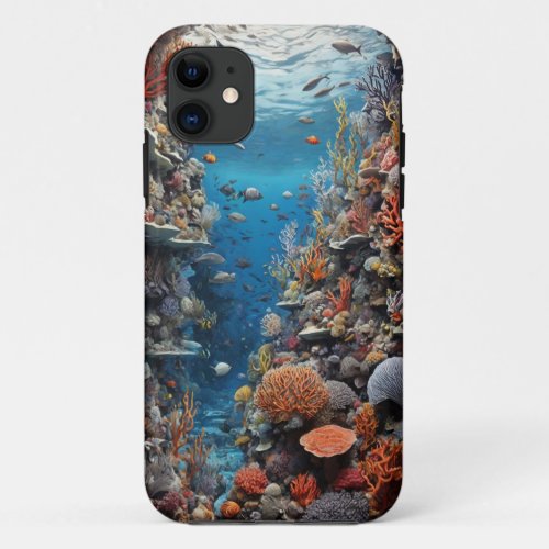 Oceanic Symphony Exploring the Vibrant Underwater iPhone 11 Case