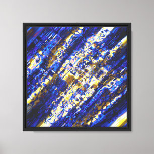 Oceanic wave pattern canvas print