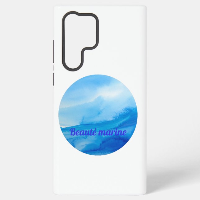 Oceanic Wavy Beauty Samsung Galaxy Case (Back)