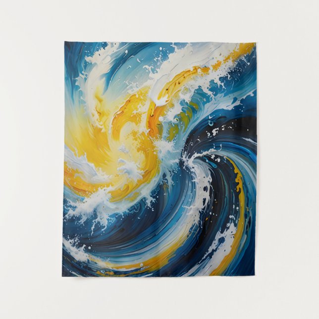 Oceanic Whirlwind Tapestry (Front)