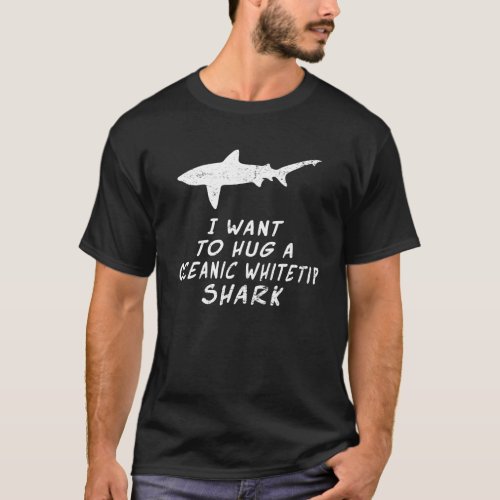 Oceanic Whitetip Shark Funny Shirt Kids Boys Girls