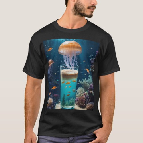 Oceanic Wonders Mesmerizing Jellyfish Tees