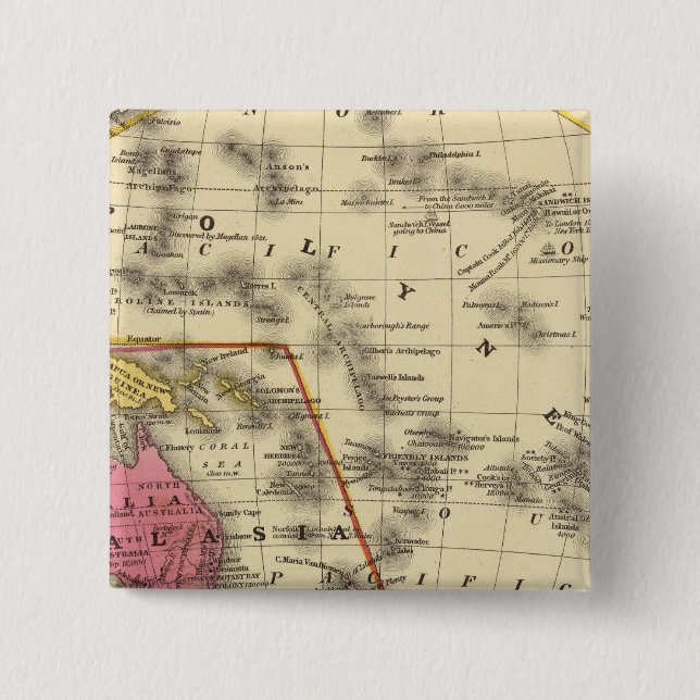 Oceanica Pinback Button (Front)