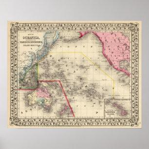 Oceanica, Sandwich Islands Poster