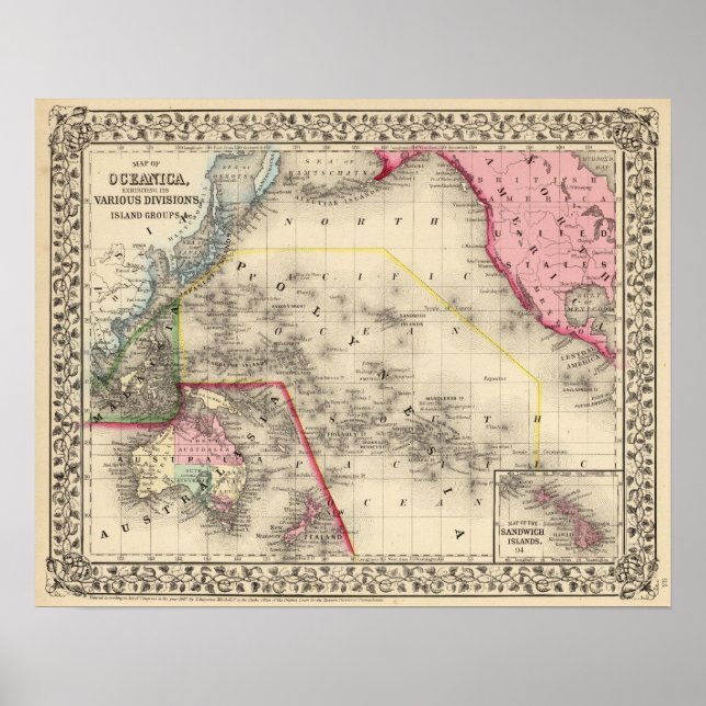 Oceanica, Sandwich Islands Poster (Front)