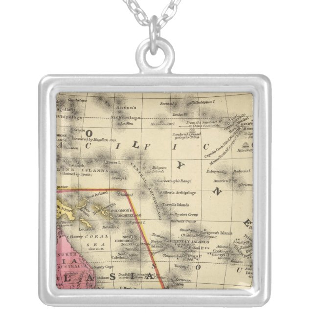 Oceanica Silver Plated Necklace (Front)