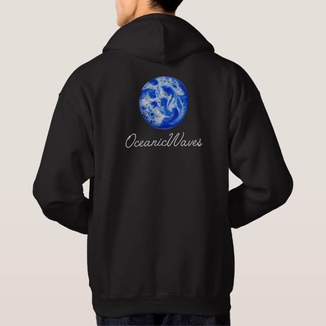 OceanicWaves (unique) Hoodie (Back)