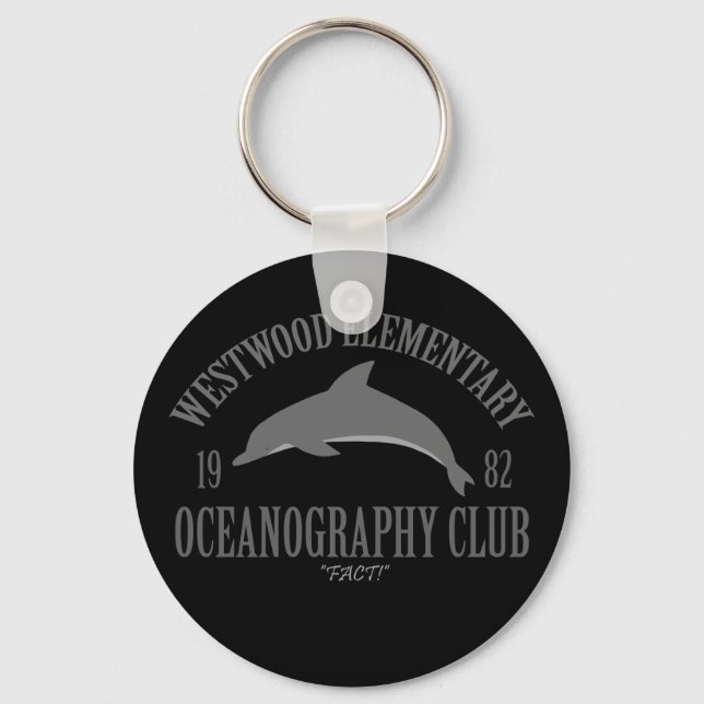 Oceanography Club Keychain (Front)