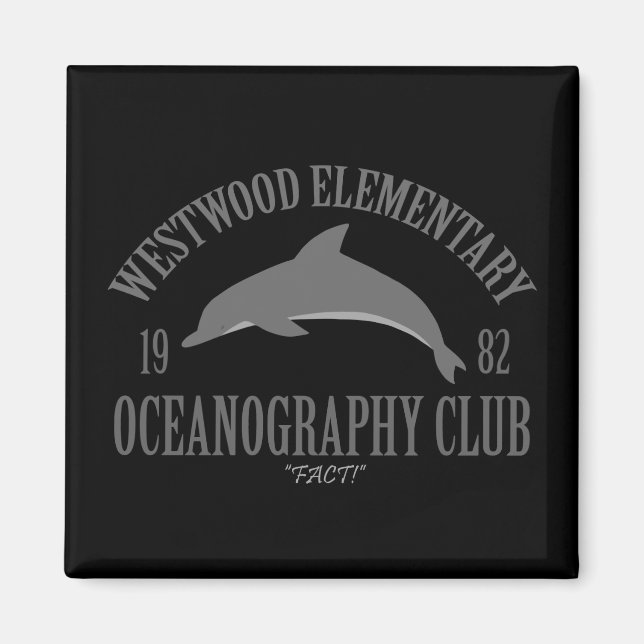 Oceanography Club Magnet (Front)