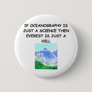 OCEANOGRAPHY gifts t-shirts Button
