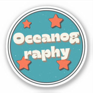 Oceanography Sticker