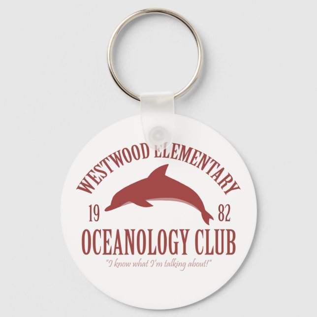 Oceanology Club Keychain (Front)