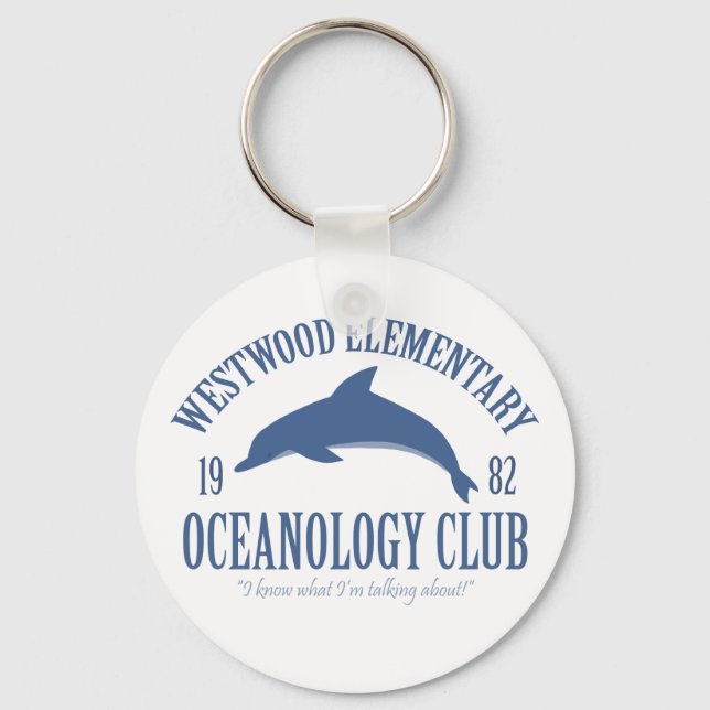 Oceanology Club Keychain (Front)