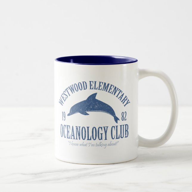 Oceanology Club Two-Tone Coffee Mug (Right)
