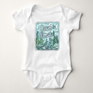 Oceans Day - Ocean & Climate Concept with Marine Baby Bodysuit