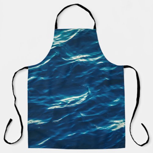 Oceans Depths Deep Blue Mystery Apron