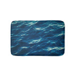 Ocean&#39;s Depths: Deep Blue Mystery Bath Mat