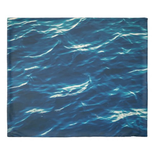 Oceans Depths Deep Blue Mystery Duvet Cover