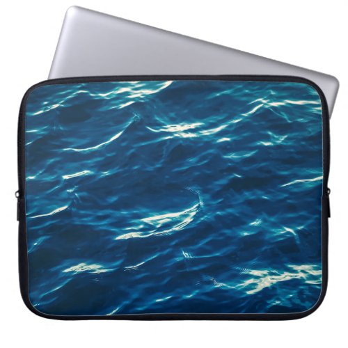 Oceans Depths Deep Blue Mystery Laptop Sleeve