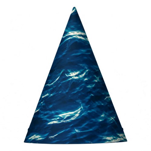 Oceans Depths Deep Blue Mystery Party Hat