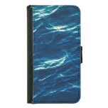 Ocean&#39;s Depths: Deep Blue Mystery Samsung Galaxy S5 Wallet Case