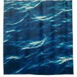 Ocean&#39;s Depths: Deep Blue Mystery Shower Curtain