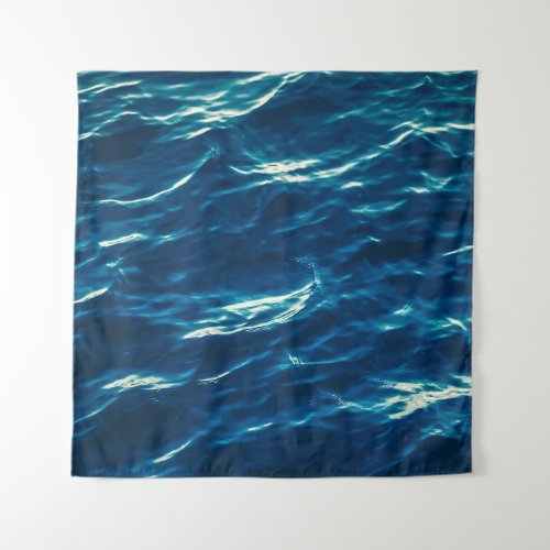 Oceans Depths Deep Blue Mystery Tapestry