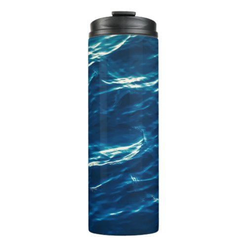 Oceans Depths Deep Blue Mystery Thermal Tumbler