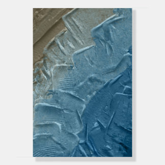 Ocean's Edge: A Digital Painting of Tranquility Foam Board