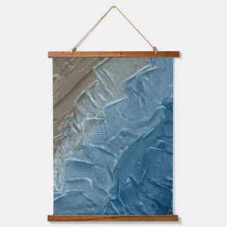 Ocean's Edge: A Digital Painting of Tranquility Hanging Tapestry