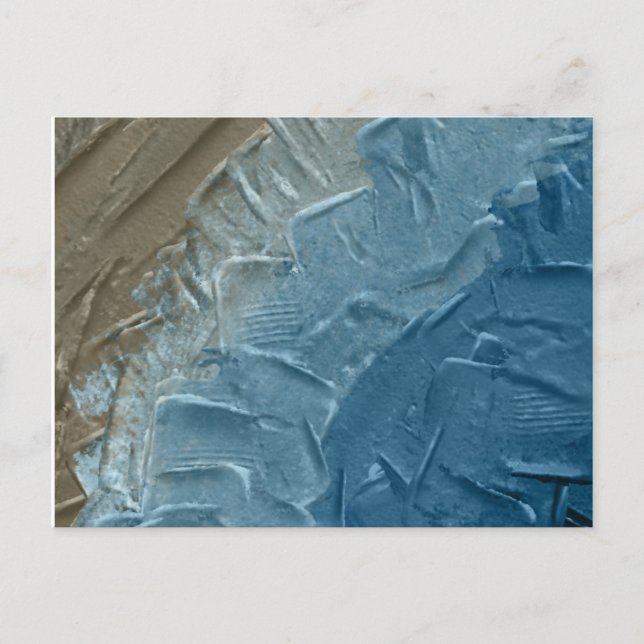 Ocean's Edge: A Digital Painting of Tranquility Postcard (Front)