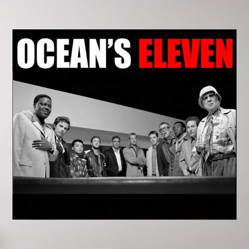 Oceans Eleven Ensemble 2001 Poster