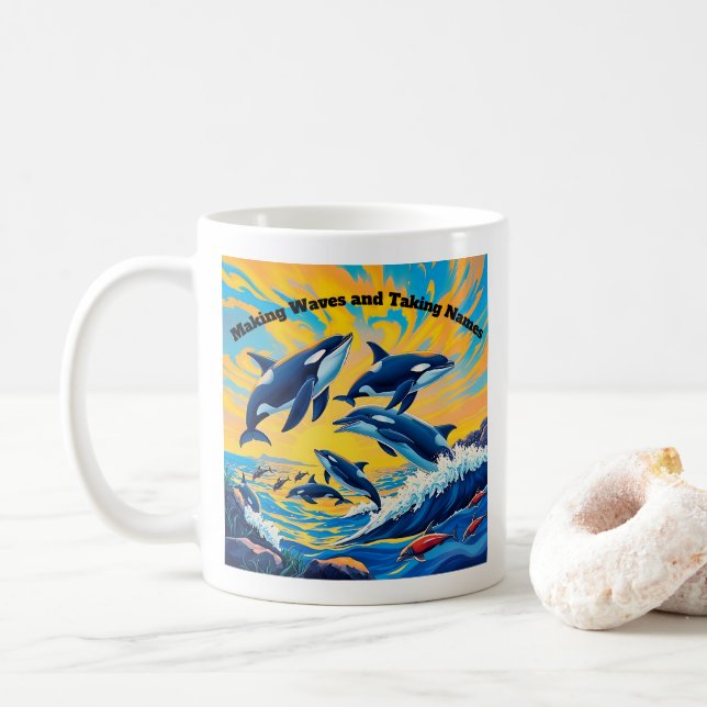 Ocean's Embrace Coffee Mug (With Donut)