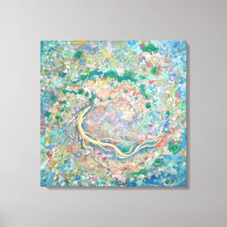 Ocean's Forest: Dragon's Current Canvas Print