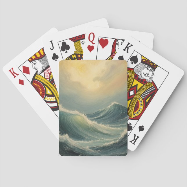 Ocean's Fury at Dawn Poker Cards (Back)