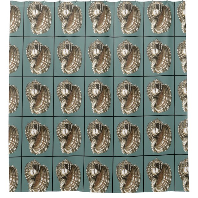 Ocean's Jewel Shower Curtain (Front)